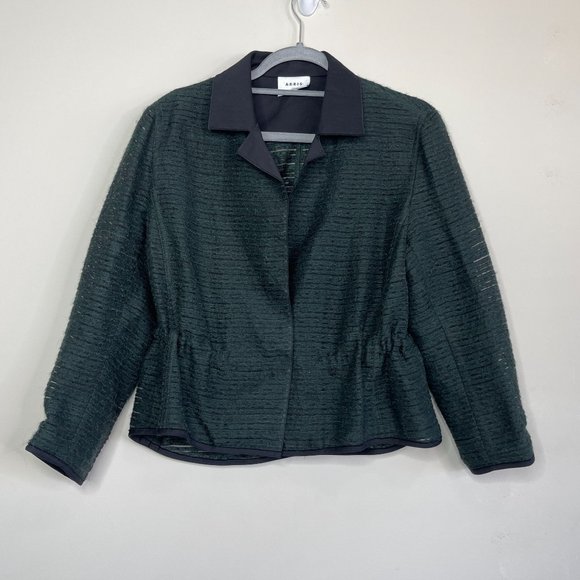 Akris Punto Jackets & Blazers - Akris Punto Wool Silk Blend Jacket Green Women's Size 10